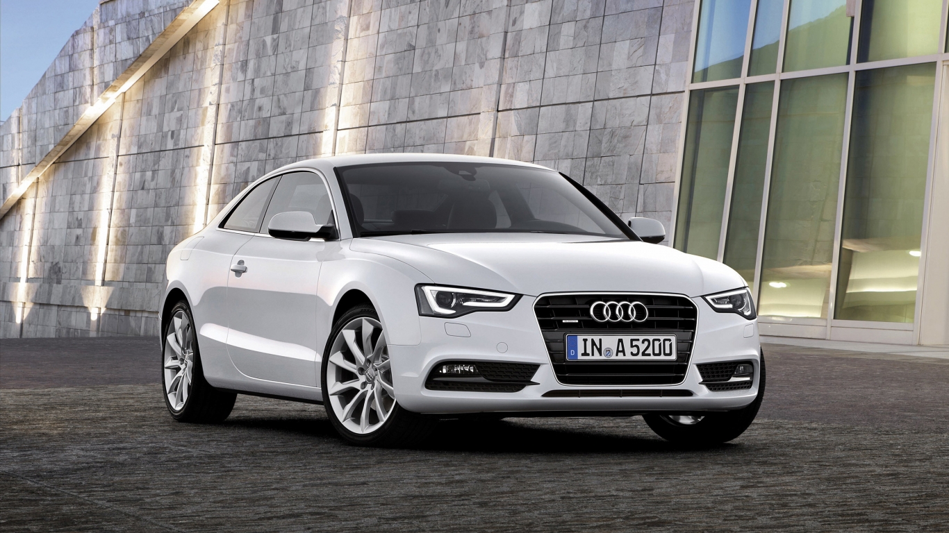 2012 Audi A5 Coupe for 1366 x 768 HDTV resolution