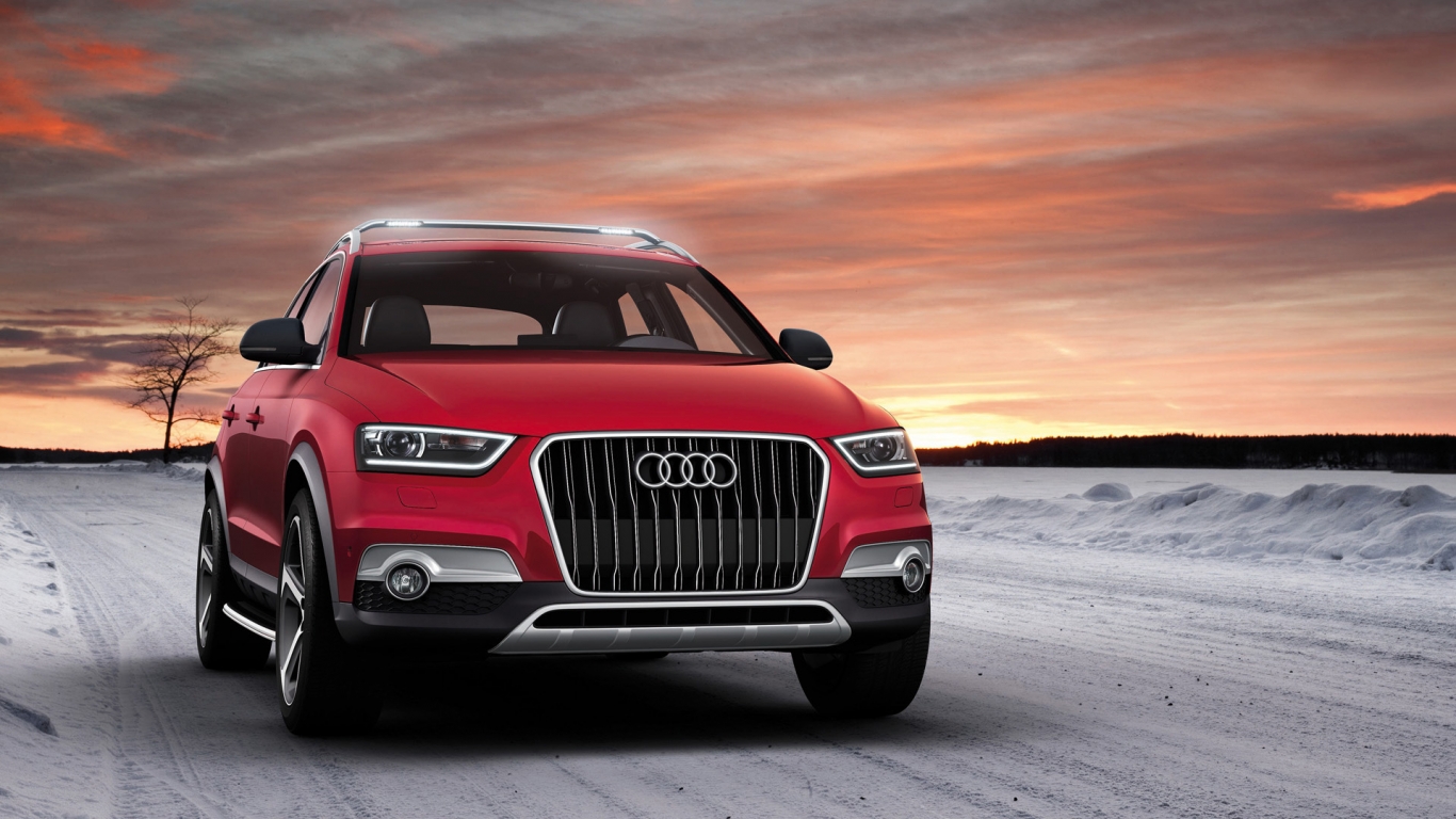 2012 Audi Q3 Vail Front for 1366 x 768 HDTV resolution