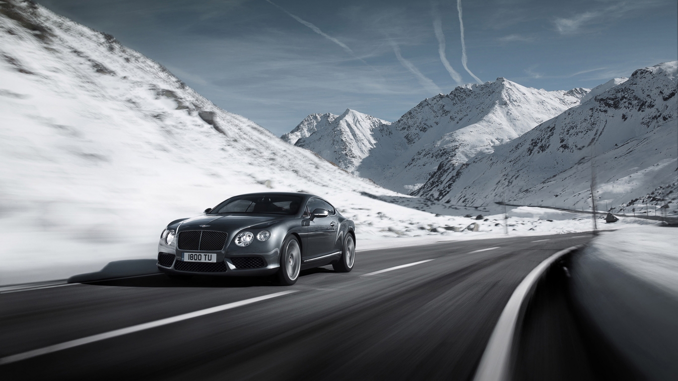 2012 Bentley Continental V8 for 1366 x 768 HDTV resolution