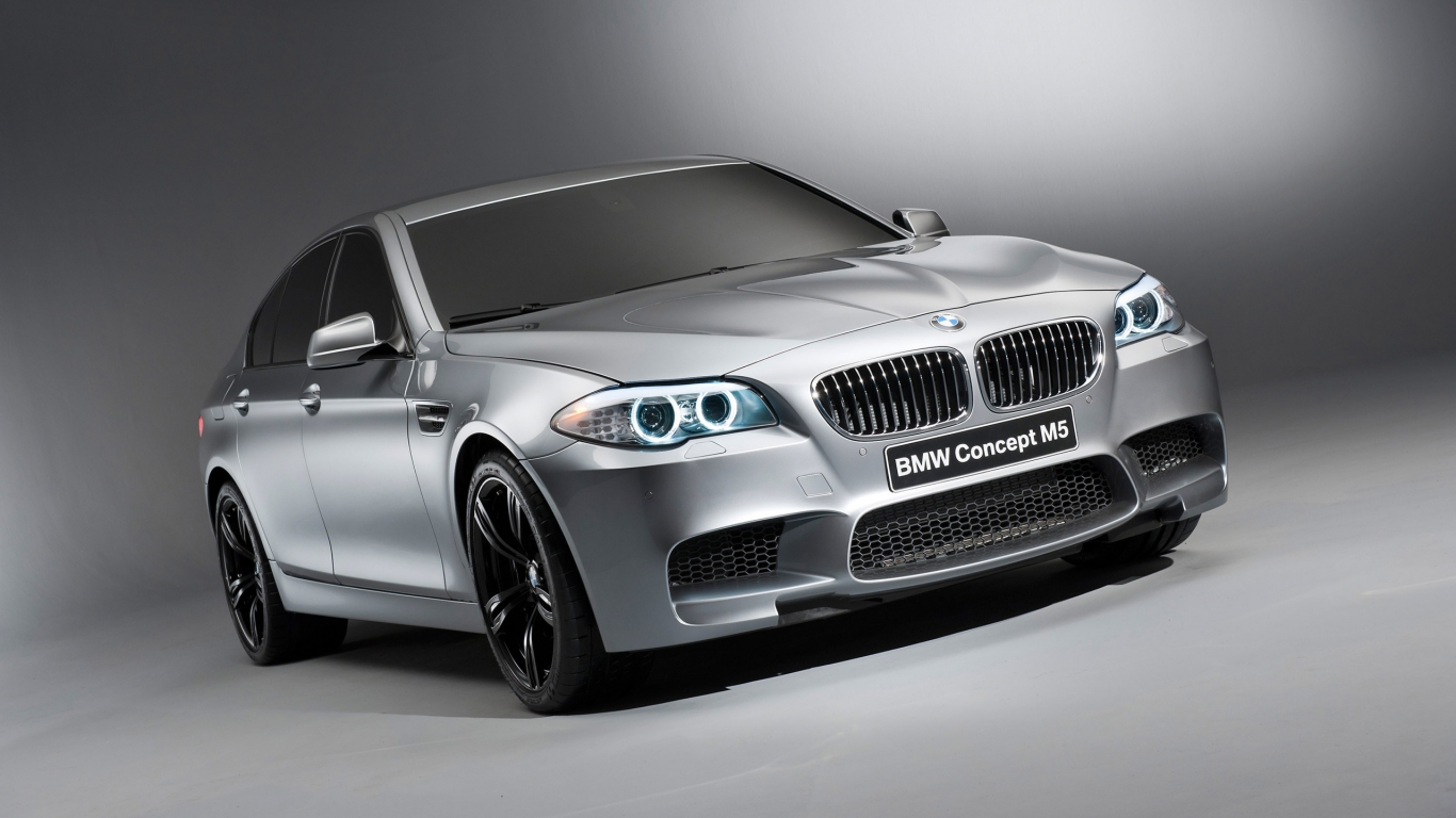 2012 BMW M5 Concept for 1366 x 768 HDTV resolution