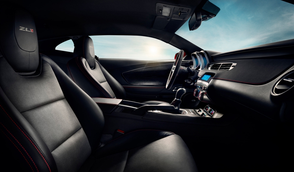2012 Chevy Camaro ZL1 Interior for 1024 x 600 widescreen resolution