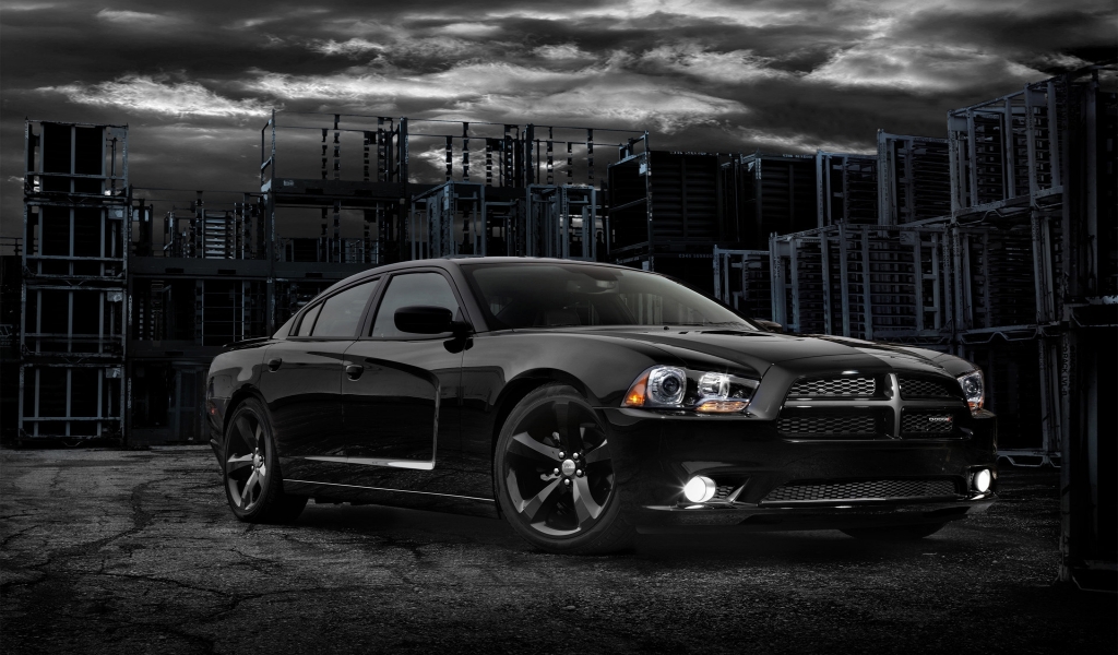 2012 Dodge Charger Blacktop for 1024 x 600 widescreen resolution