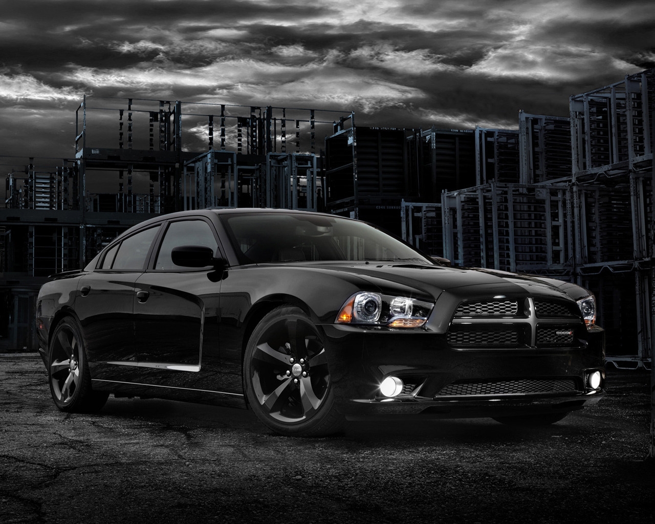 2012 Dodge Charger Blacktop for 1280 x 1024 resolution
