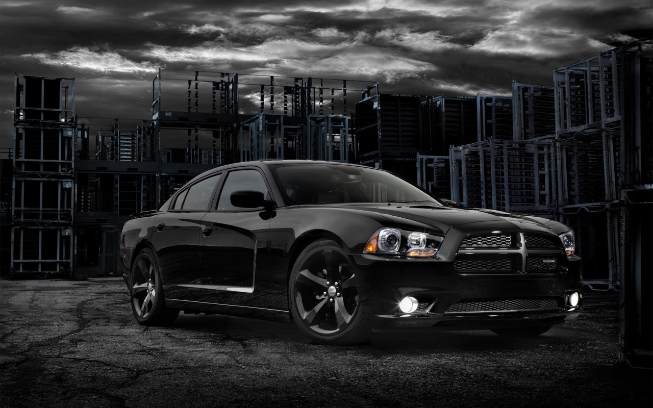 2012 Dodge Charger Blacktop for 1280 x 800 widescreen resolution
