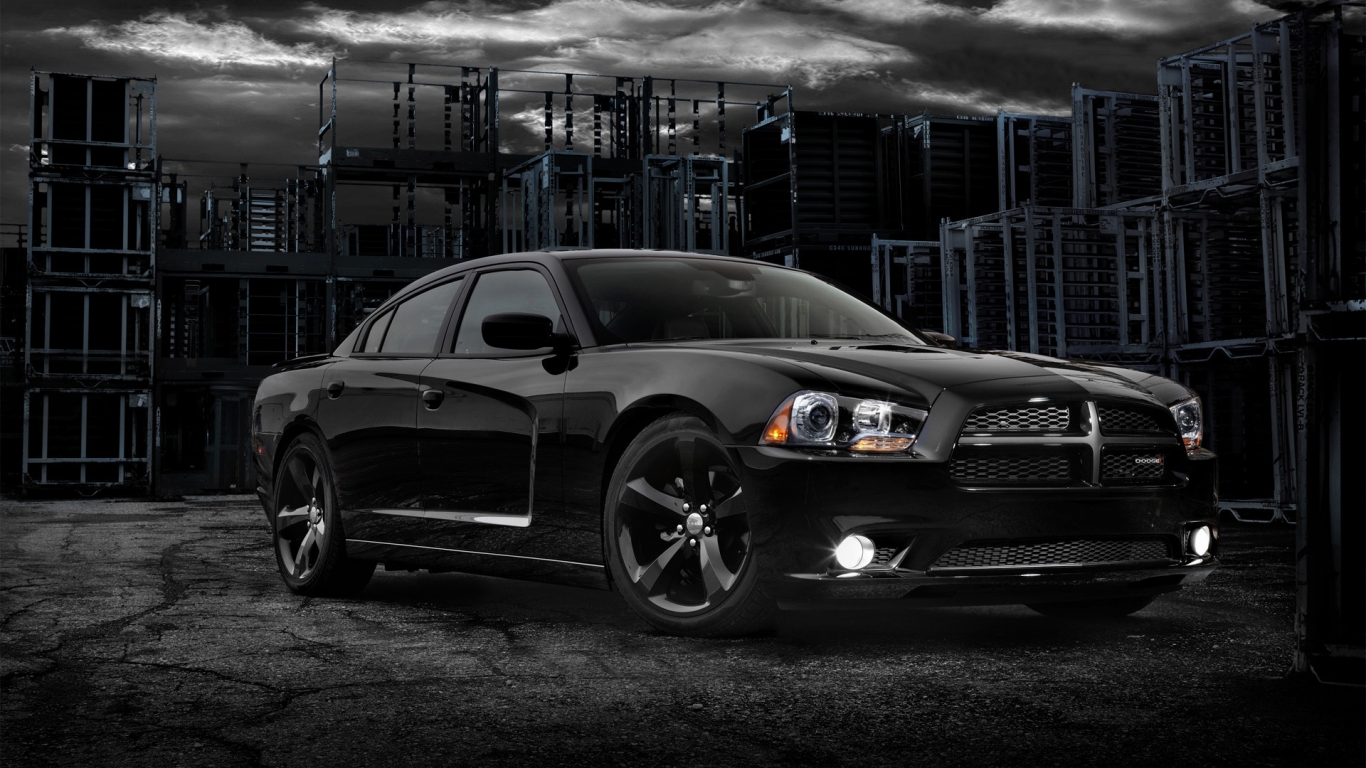2012 Dodge Charger Blacktop for 1366 x 768 HDTV resolution
