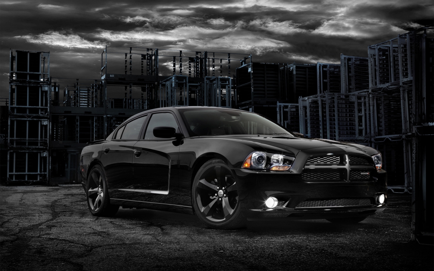 2012 Dodge Charger Blacktop for 1440 x 900 widescreen resolution