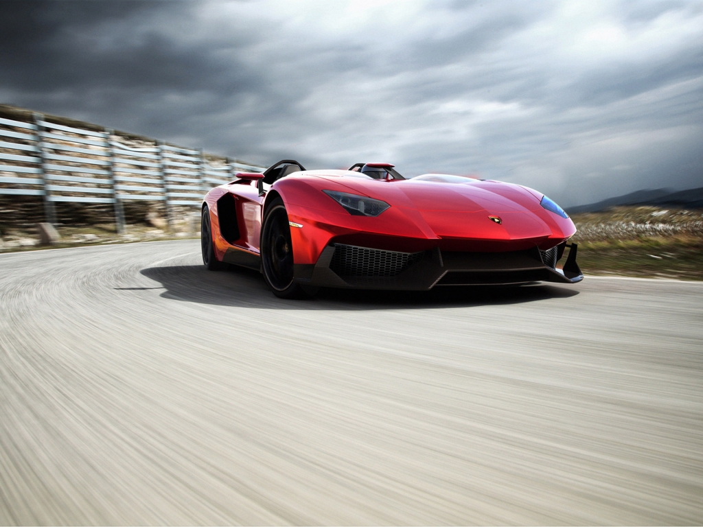 2012 Lamborghini Aventador J Speed for 1024 x 768 resolution