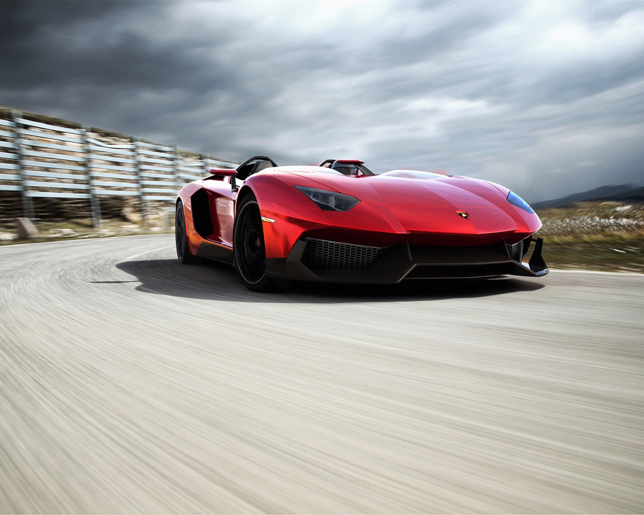 2012 Lamborghini Aventador J Speed for 1280 x 1024 resolution
