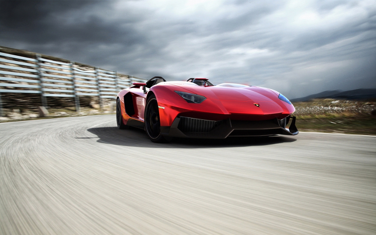 2012 Lamborghini Aventador J Speed for 1280 x 800 widescreen resolution