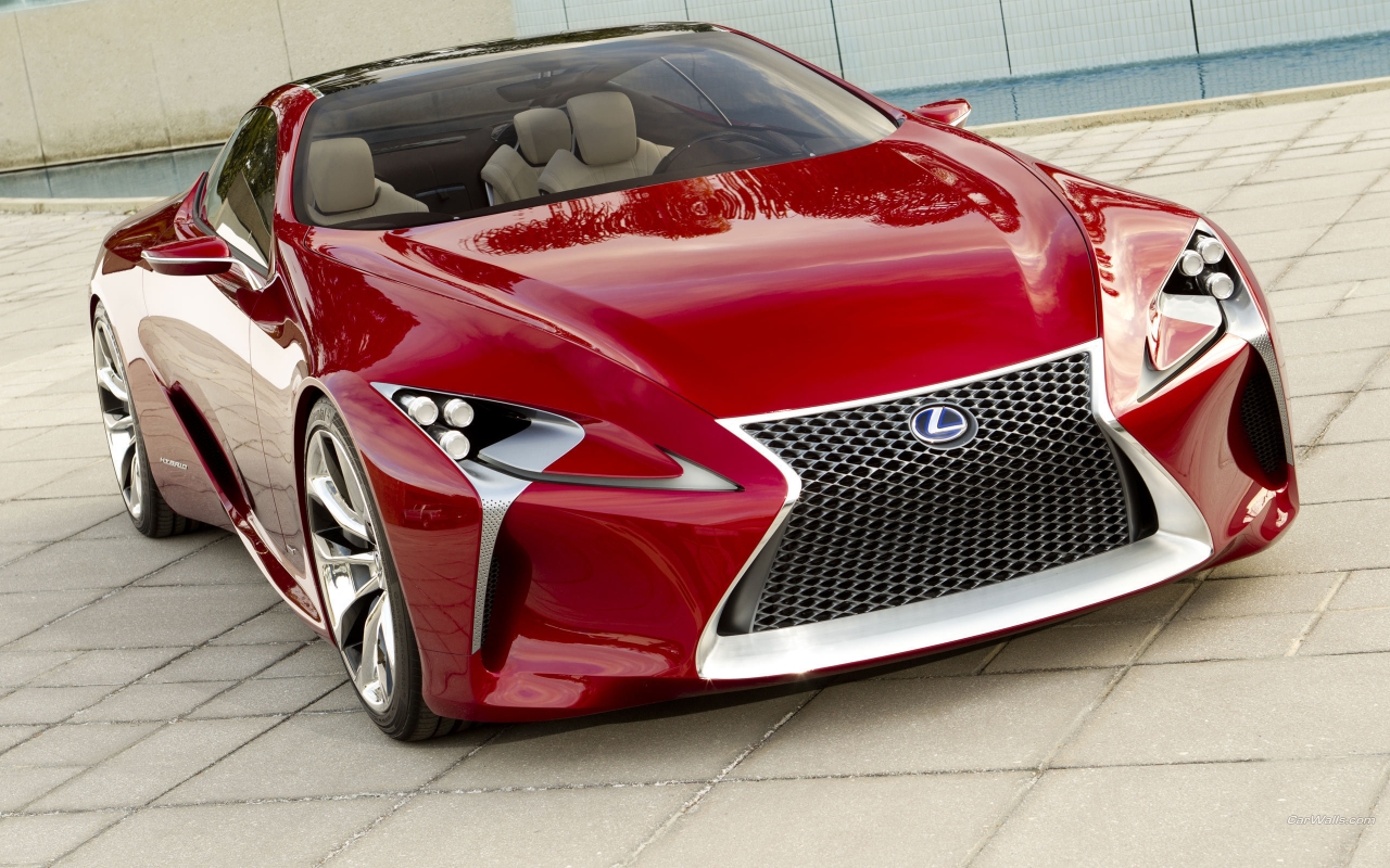 2012 Lexus LF LC Concept for 1280 x 800 widescreen resolution