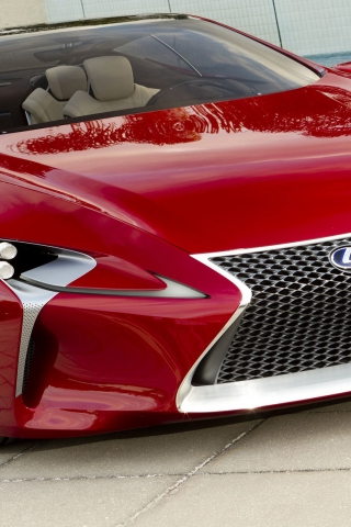 2012 Lexus LF LC Concept for 320 x 480 iPhone resolution