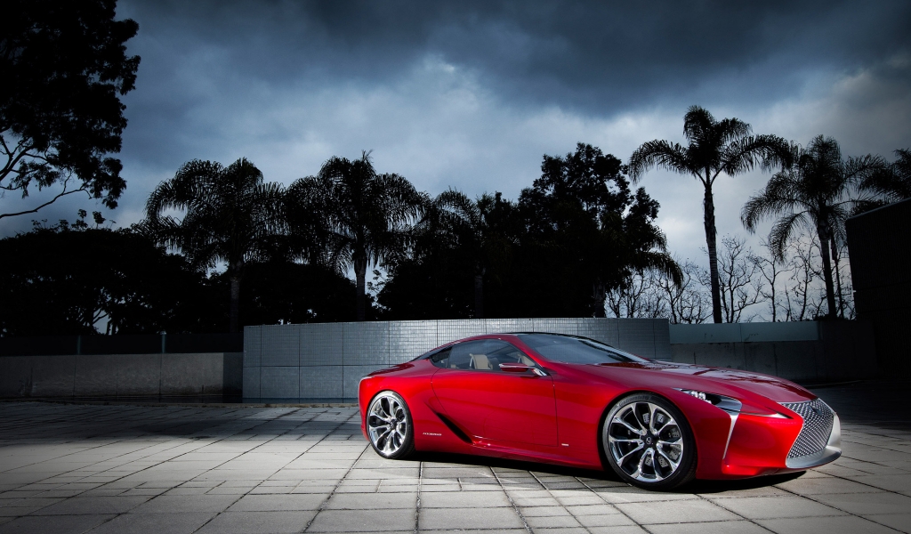 2012 Lexus LF-LC Sport Coupe Concept for 1024 x 600 widescreen resolution