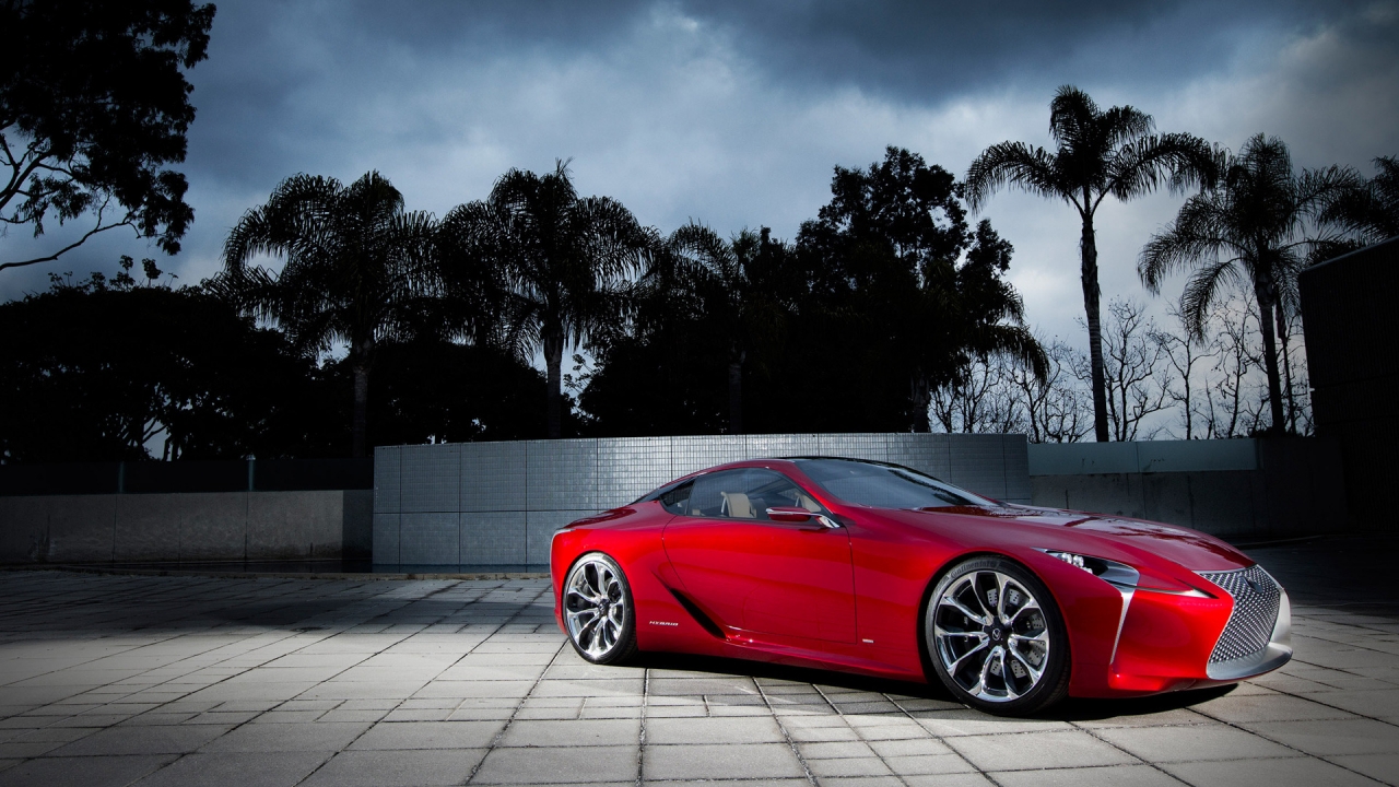 2012 Lexus LF-LC Sport Coupe Concept for 1280 x 720 HDTV 720p resolution