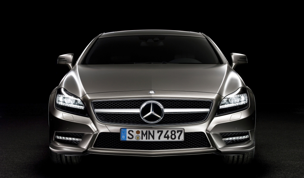 2012 Mercedes Benz CLS Front for 1024 x 600 widescreen resolution