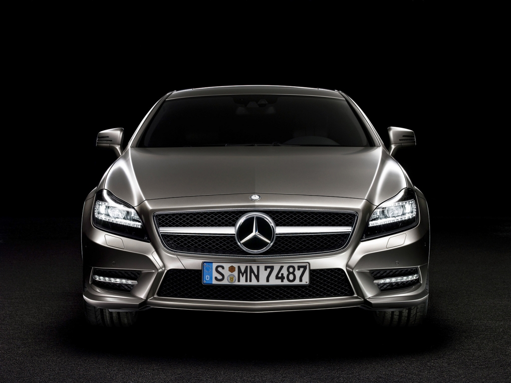 2012 Mercedes Benz CLS Front for 1024 x 768 resolution