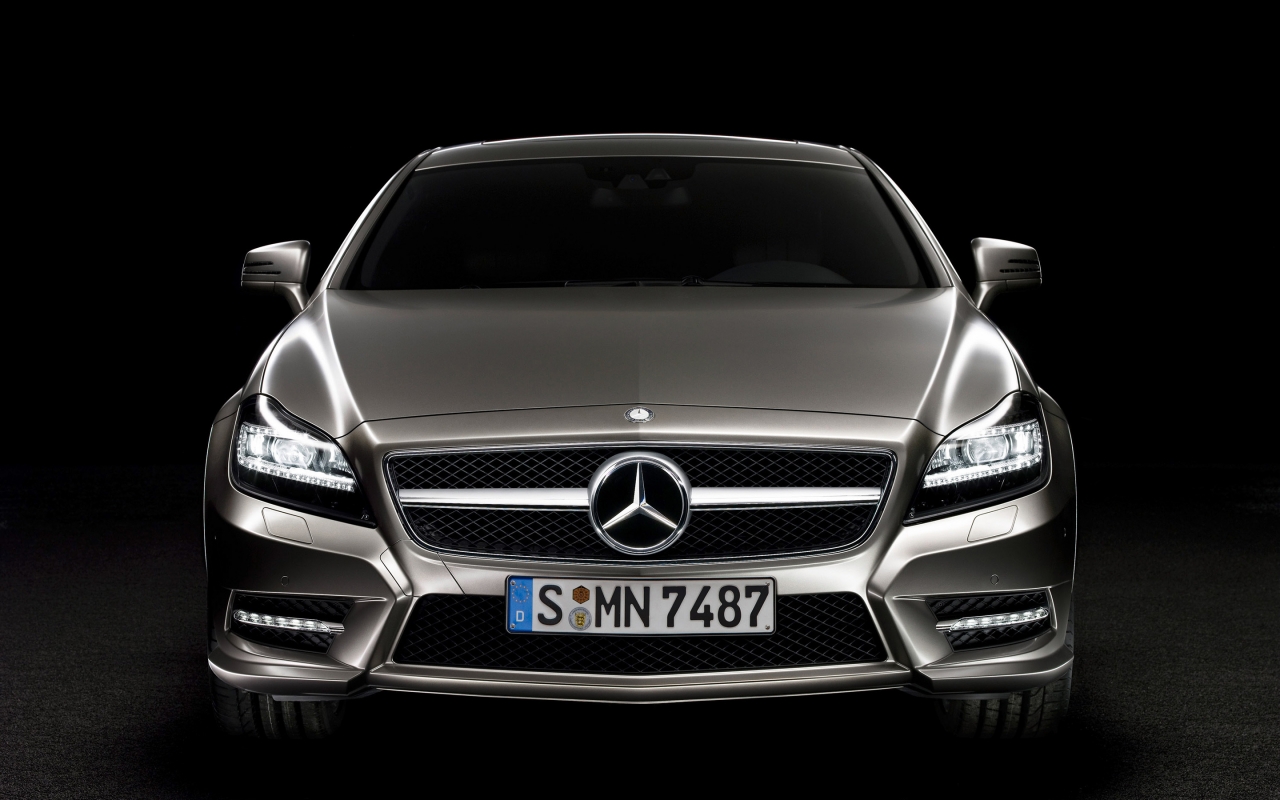 2012 Mercedes Benz CLS Front for 1280 x 800 widescreen resolution