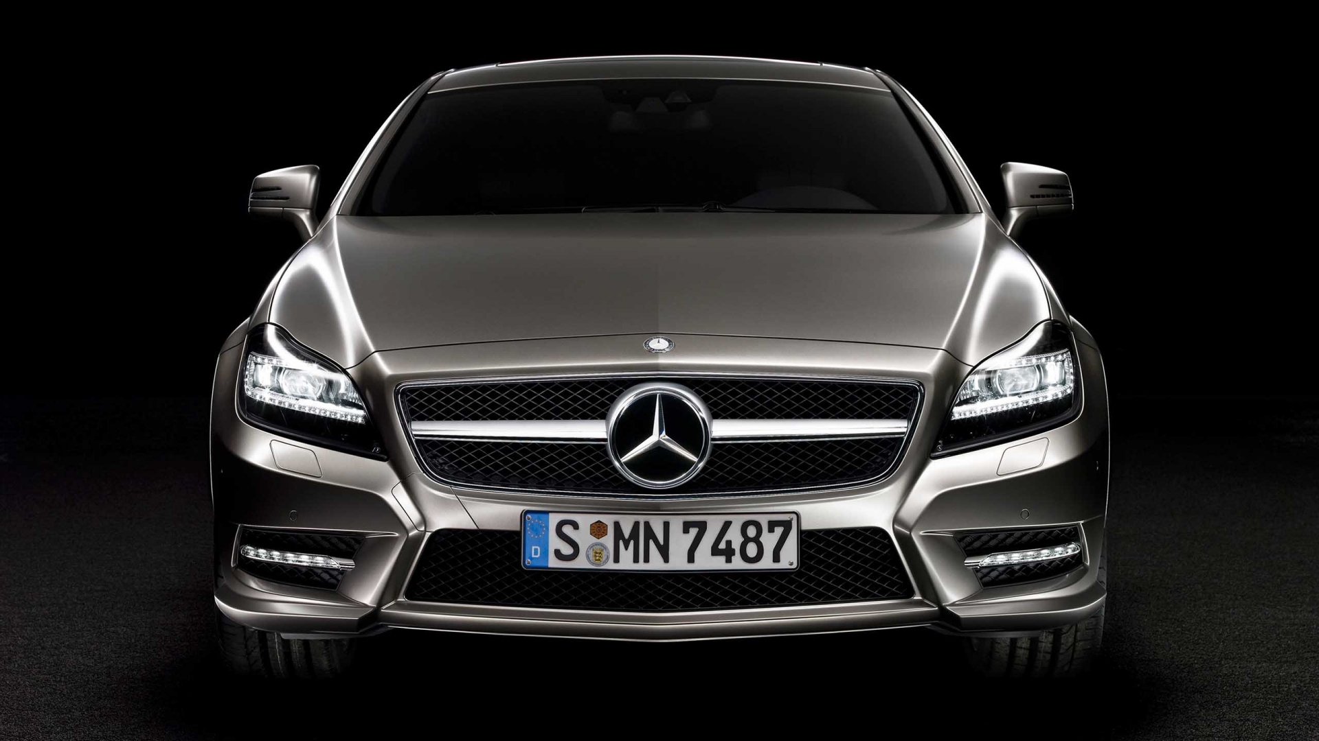 2012 Mercedes Benz CLS Front for 1920 x 1080 HDTV 1080p resolution