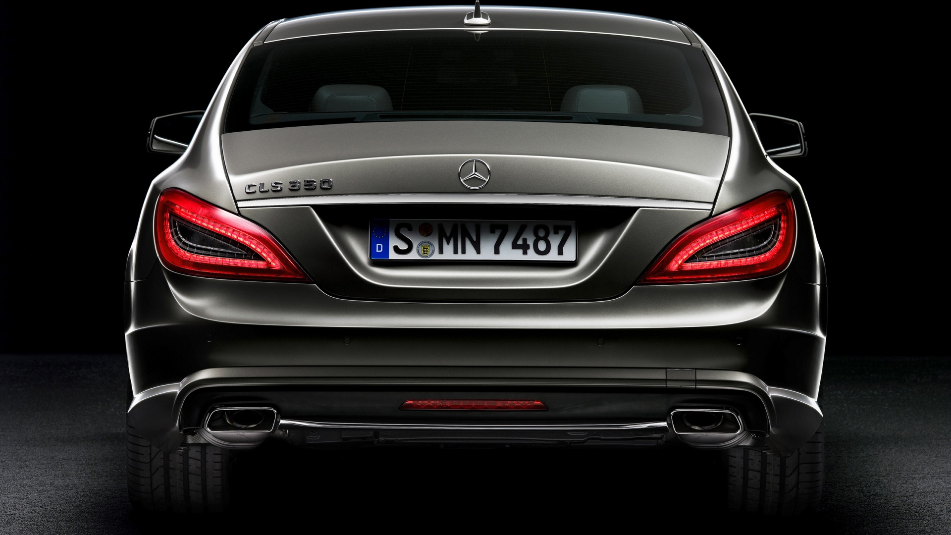 2012 Mercedes Benz CLS Rear for 1920 x 1080 HDTV 1080p resolution