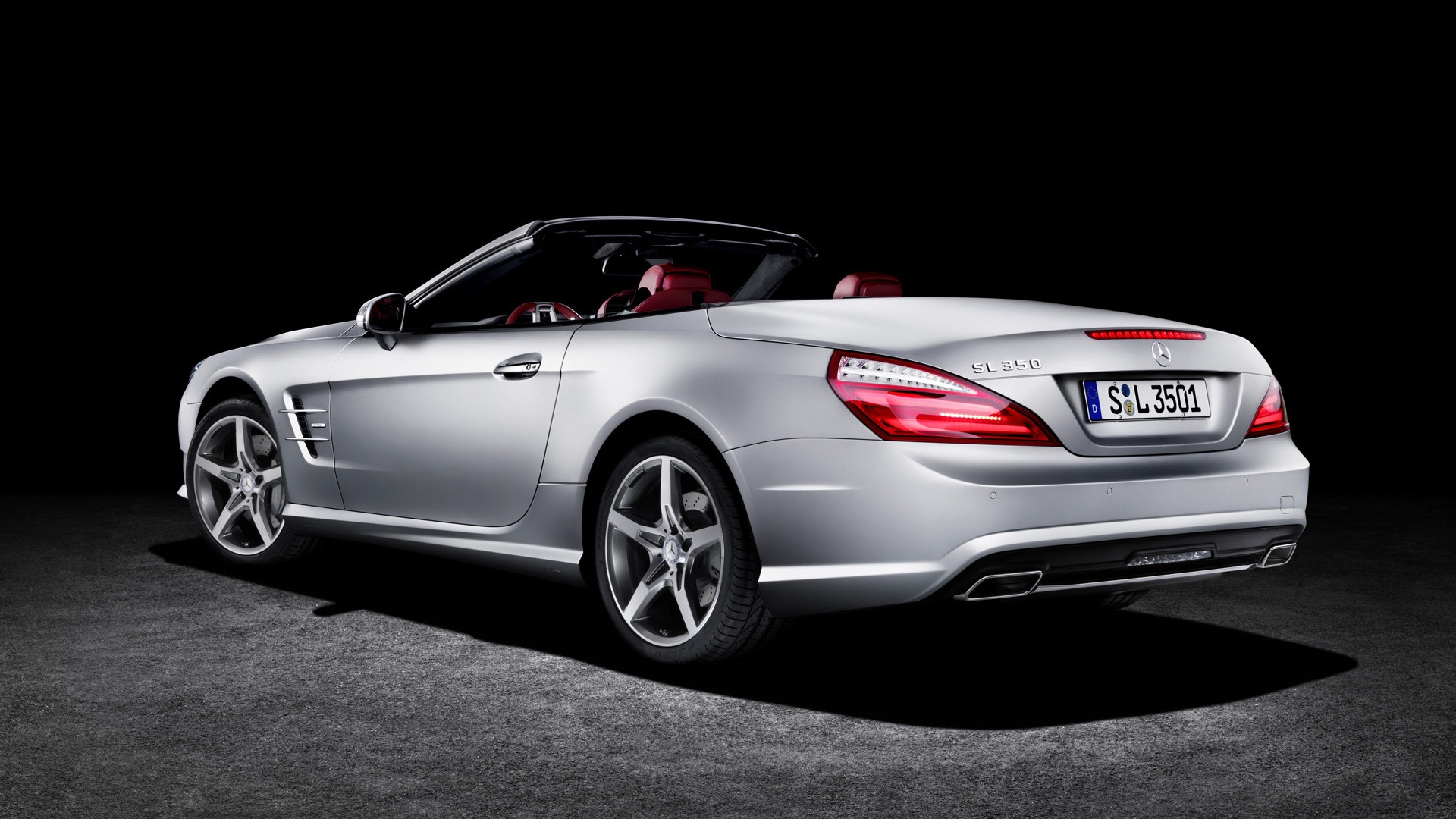 2012 Mercedes Benz SL-350 Edition Rear for 1920 x 1080 HDTV 1080p resolution