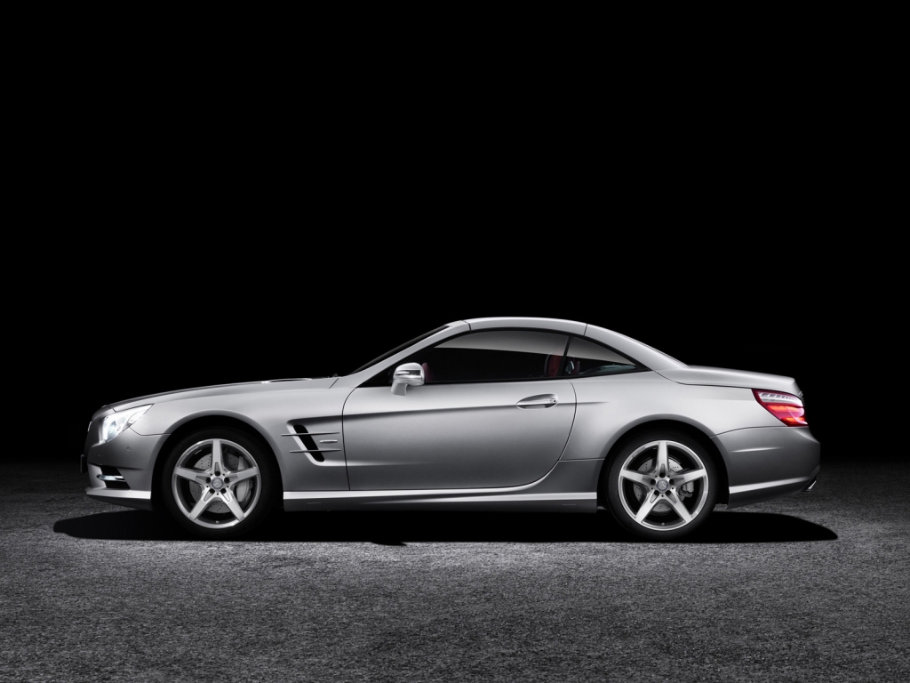 2012 Mercedes SL Side VIew for 1024 x 768 resolution