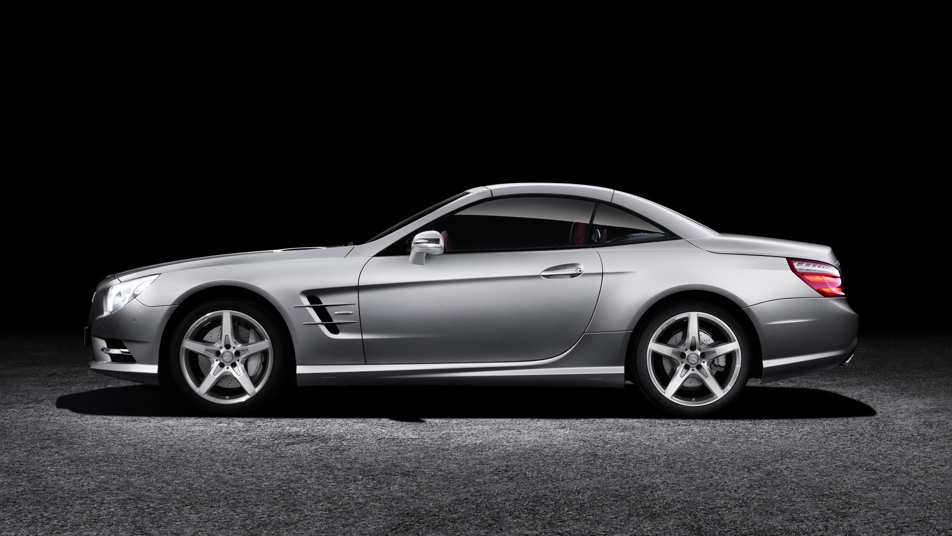 2012 Mercedes SL Side VIew for 1920 x 1080 HDTV 1080p resolution