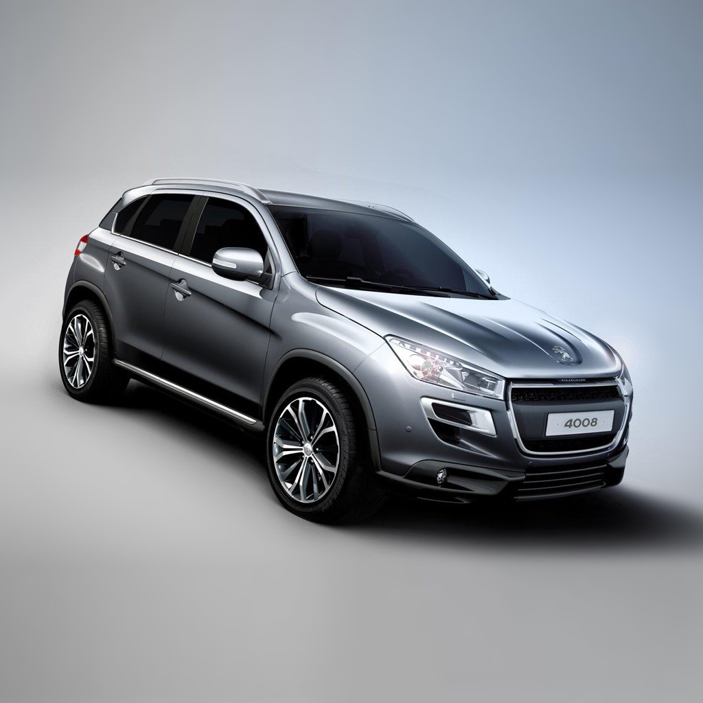 2012 Peugeot 4008 Grey for 1024 x 1024 iPad resolution