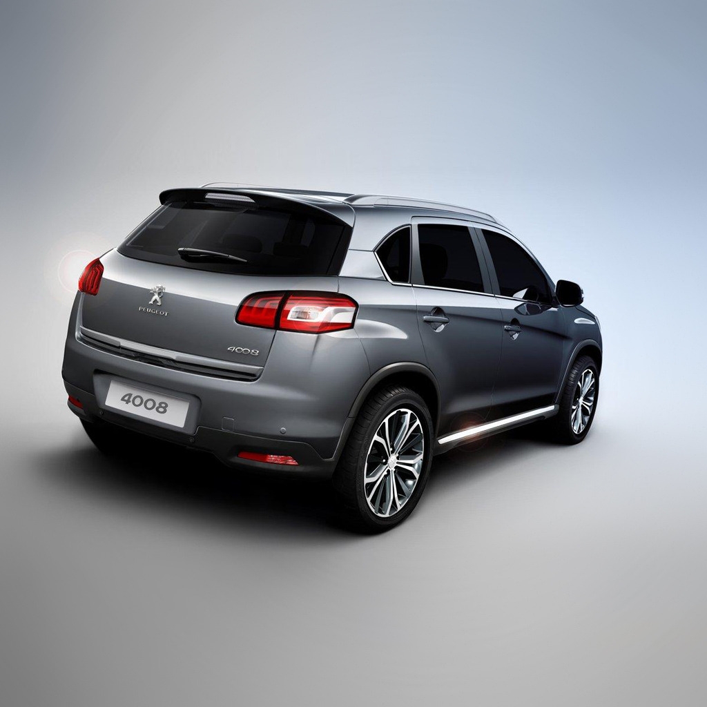 2012 Peugeot 4008 Rear for 1024 x 1024 iPad resolution