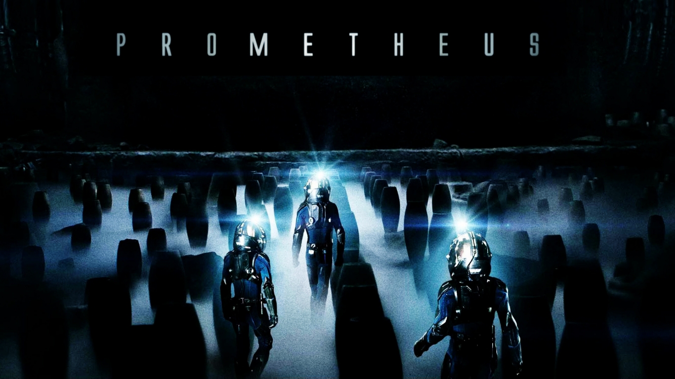 2012 Prometheus Film for 1366 x 768 HDTV resolution