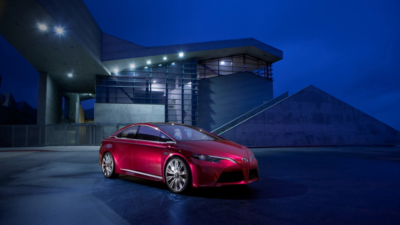 2012 Toyota NS4 Plug In Hybrid Concept for 1366 x 768 HDTV resolution