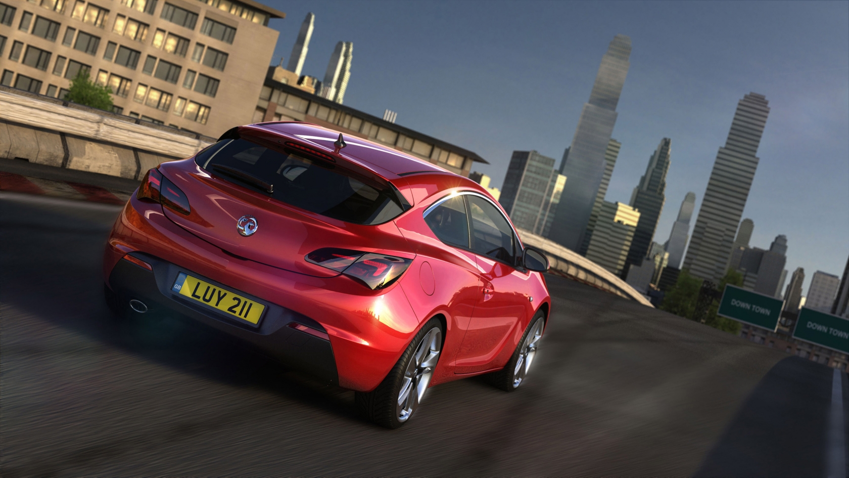 2012 Vauxhall Astra GTC Speed for 1680 x 945 HDTV resolution