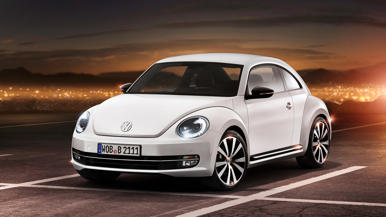 2012 Volkswagen Beetle for 1280 x 720 HDTV 720p resolution