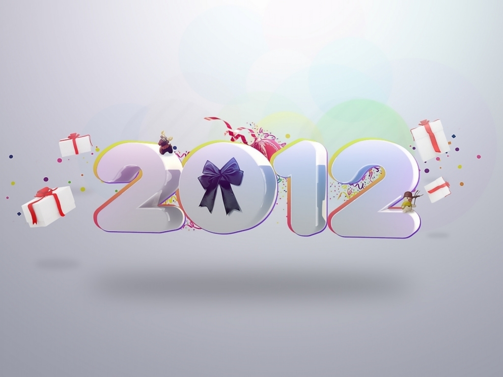 2012 Year Celebration for 1024 x 768 resolution