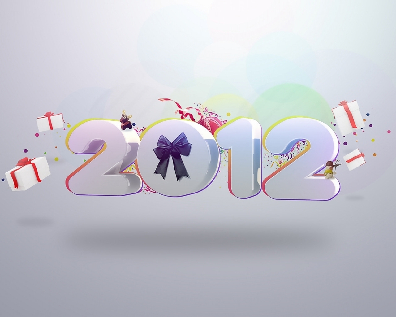 2012 Year Celebration for 1280 x 1024 resolution