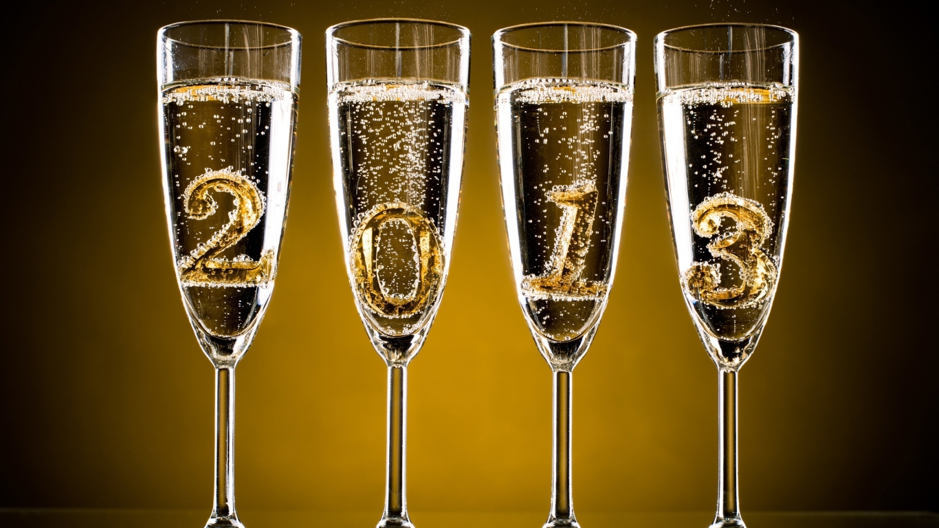 2013 Champagne for 1366 x 768 HDTV resolution