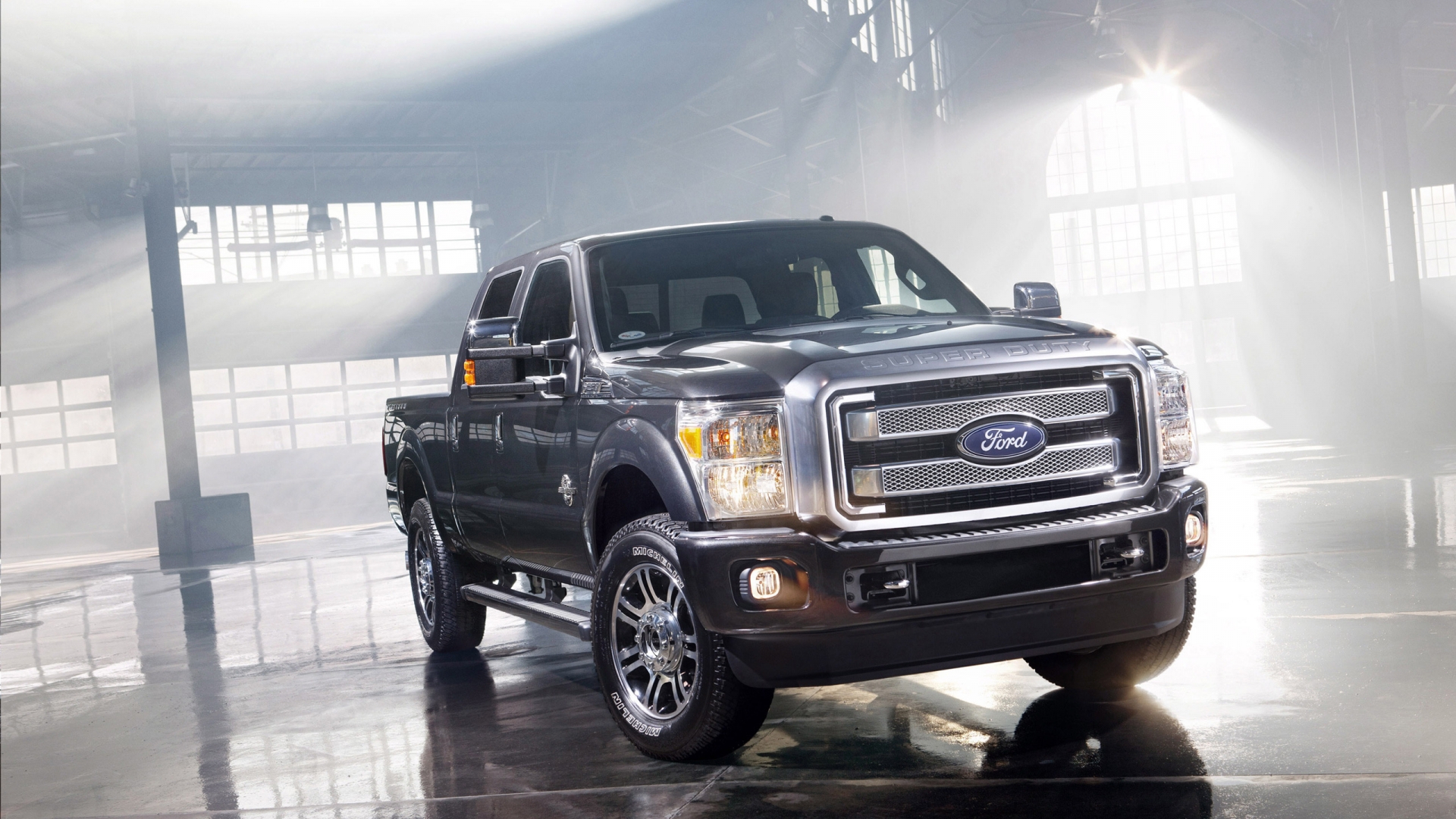 2013 Ford Super Duty Platinum Grey for 1920 x 1080 HDTV 1080p resolution