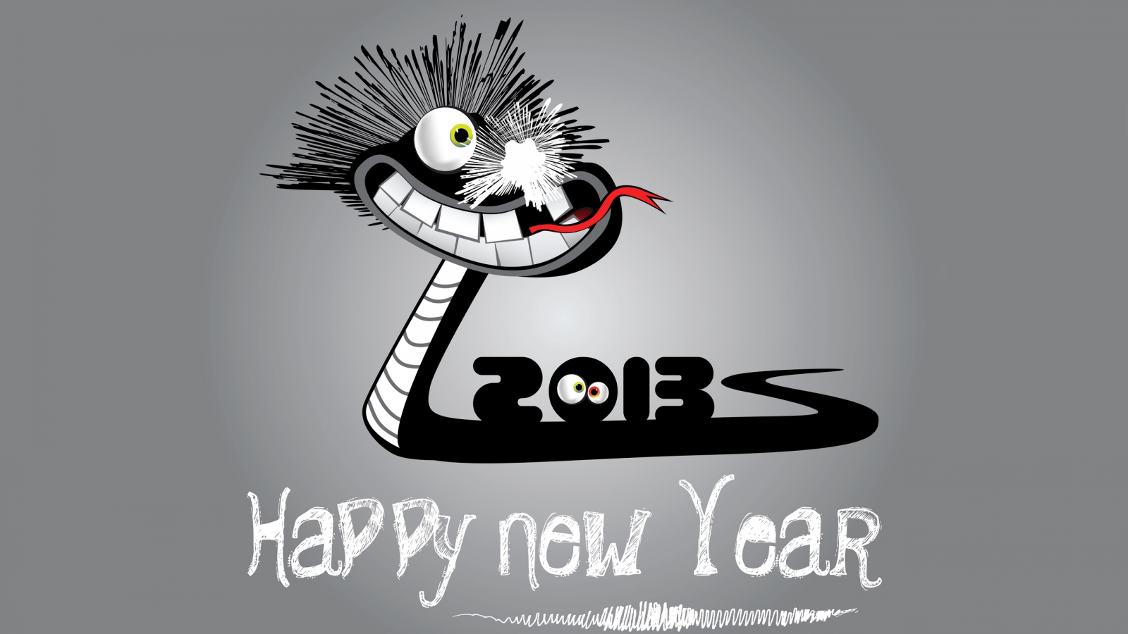 2013 Happy New Year for 1600 x 900 HDTV resolution