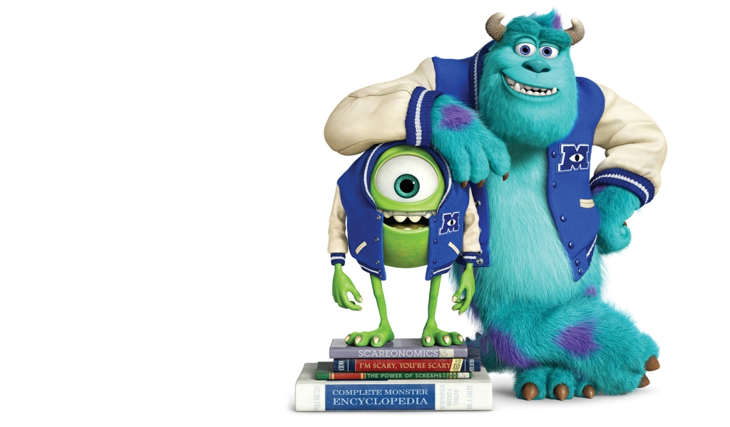2013 Monsters University for 1024 x 600 widescreen resolution