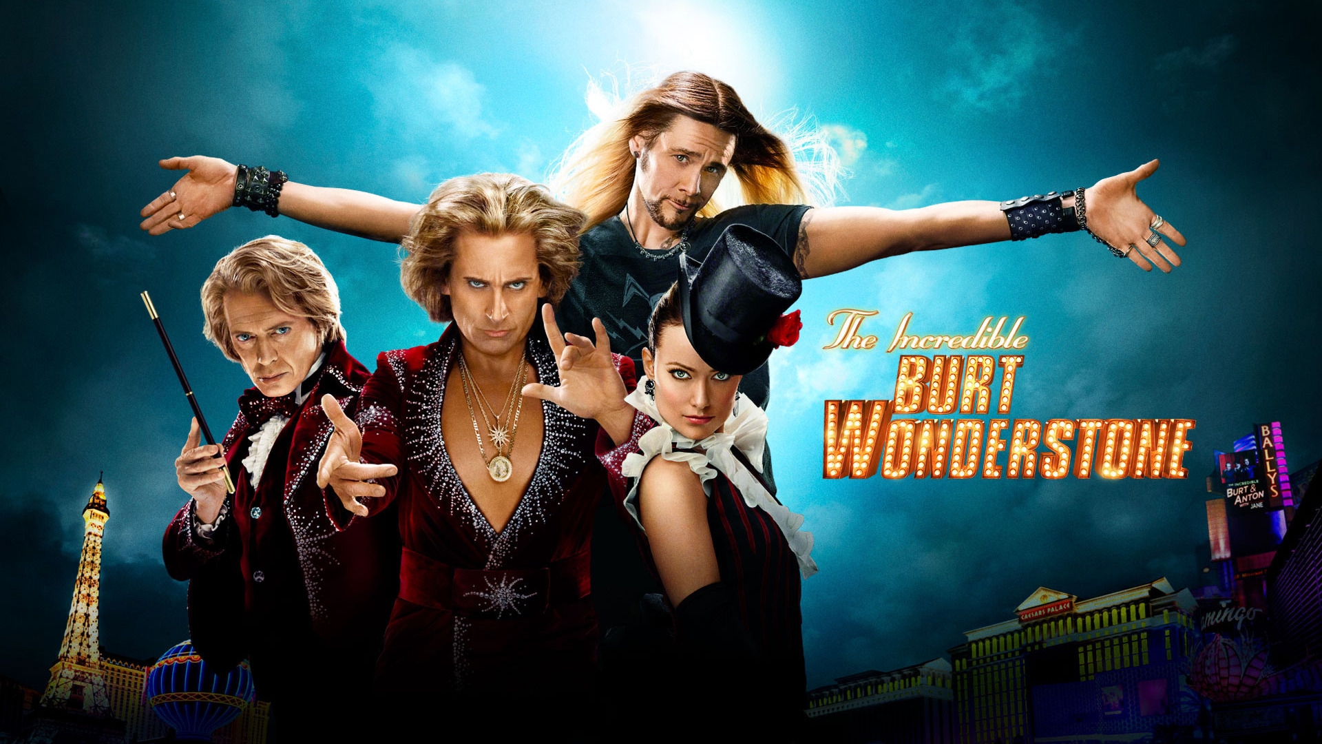 2013 The Incredible Burt Wonderstone Poster for 1920 x 1080 HDTV 1080p resolution