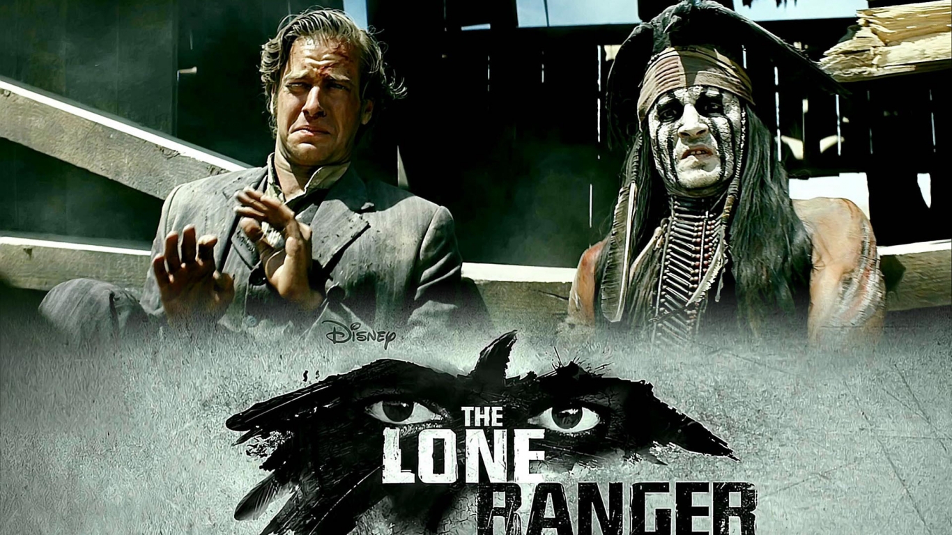 2013 The Lone Ranger for 1366 x 768 HDTV resolution