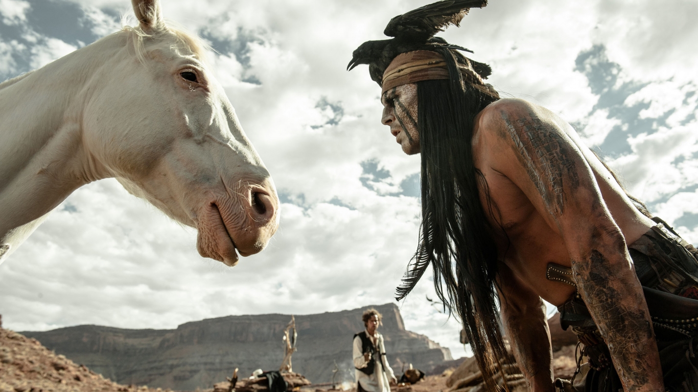 2013 The Lone Ranger Scene for 1366 x 768 HDTV resolution