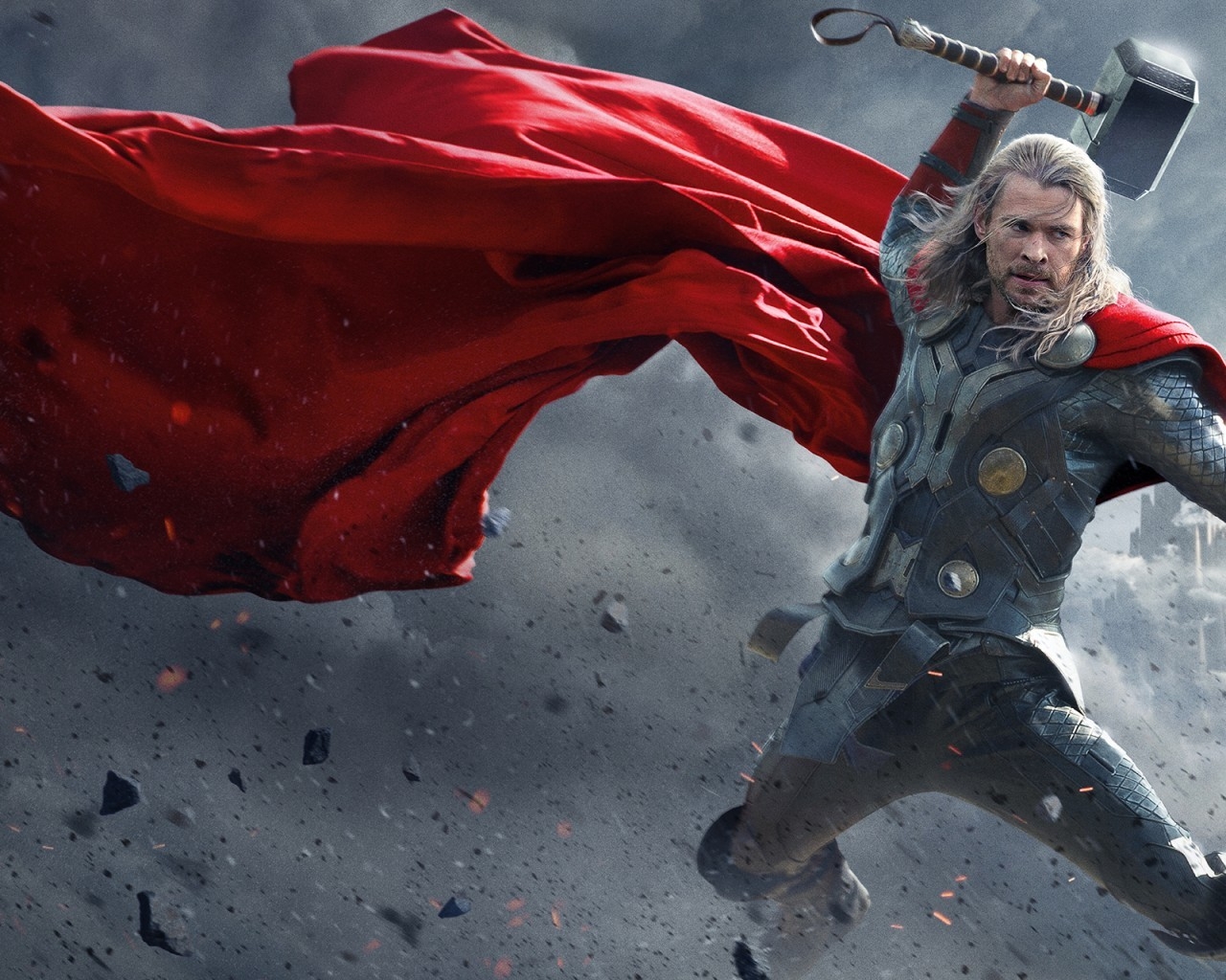 2013 Thor The Dark World Poster for 1280 x 1024 resolution