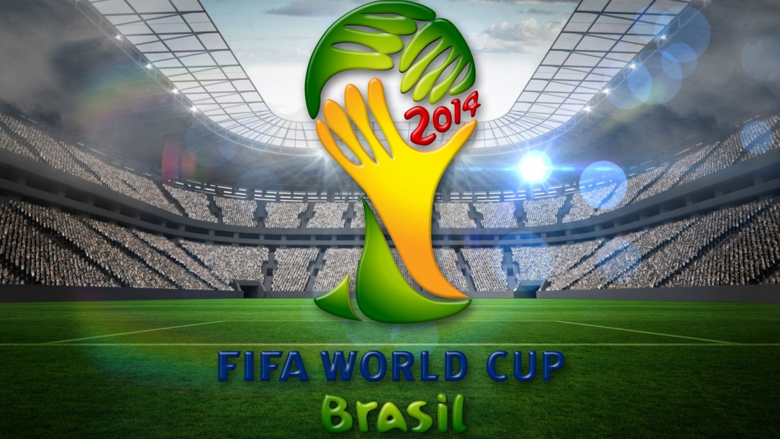 2014 Brasil World Cup for 1600 x 900 HDTV resolution