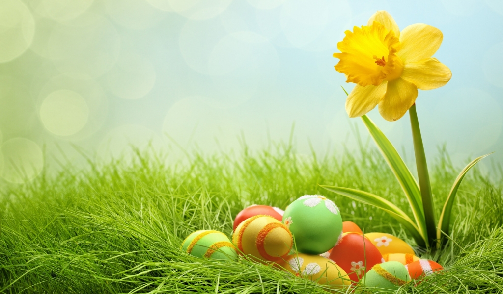 2014 Easter Eggs for 1024 x 600 widescreen resolution