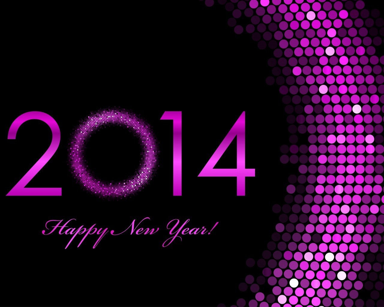 2014 Happy New Year for 1280 x 1024 resolution