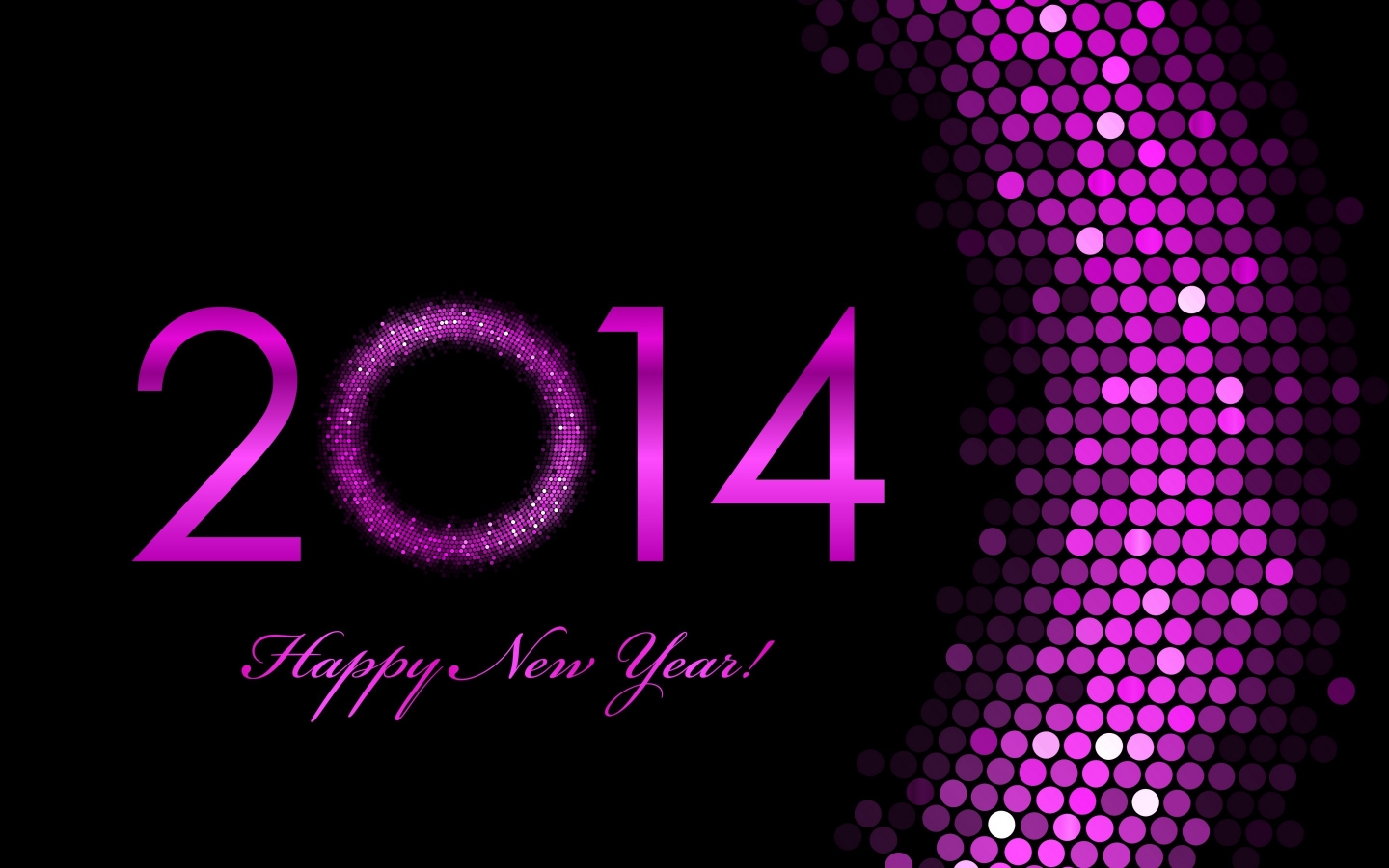 2014 Happy New Year for 1440 x 900 widescreen resolution