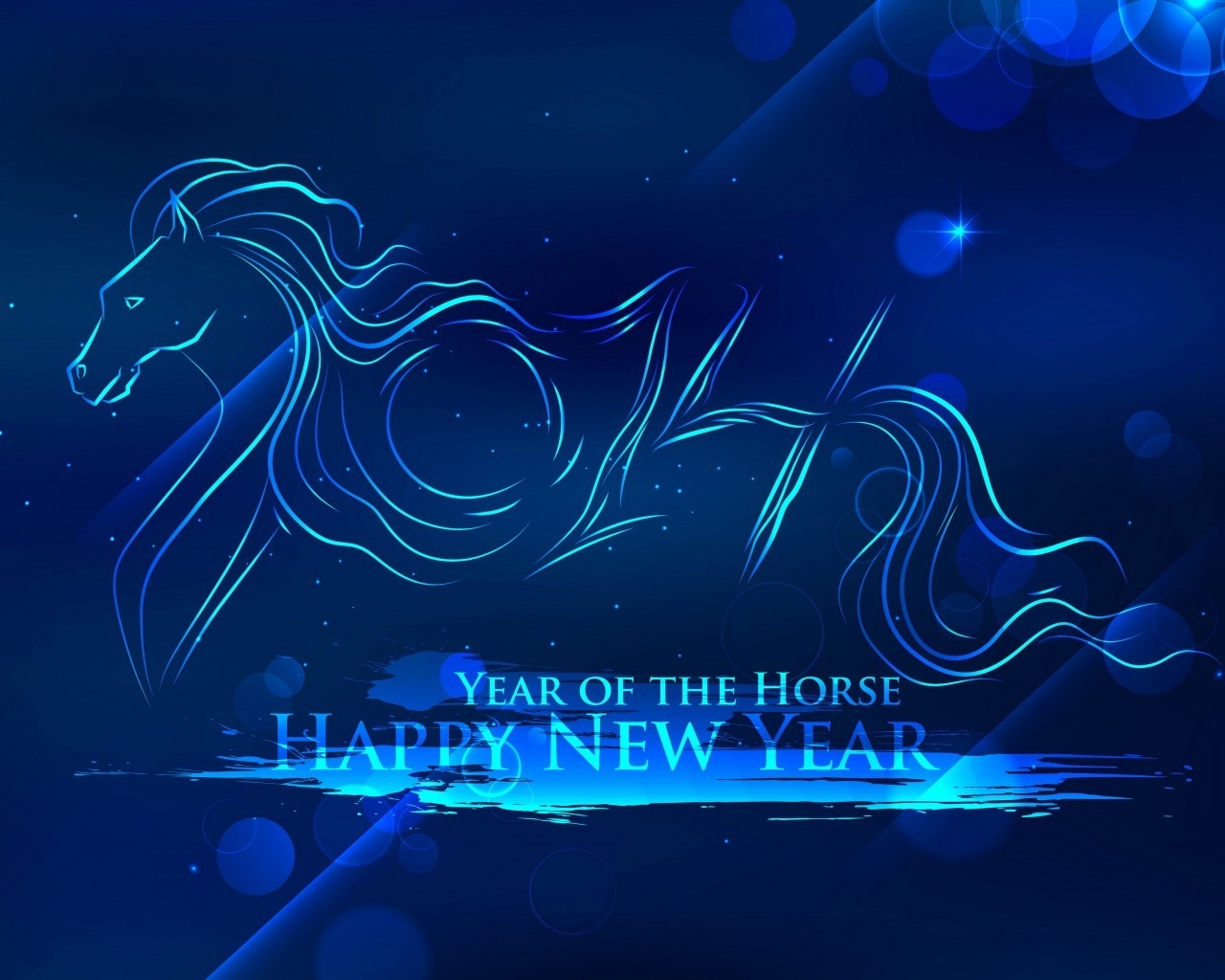 2014 Horse Year for 1280 x 1024 resolution