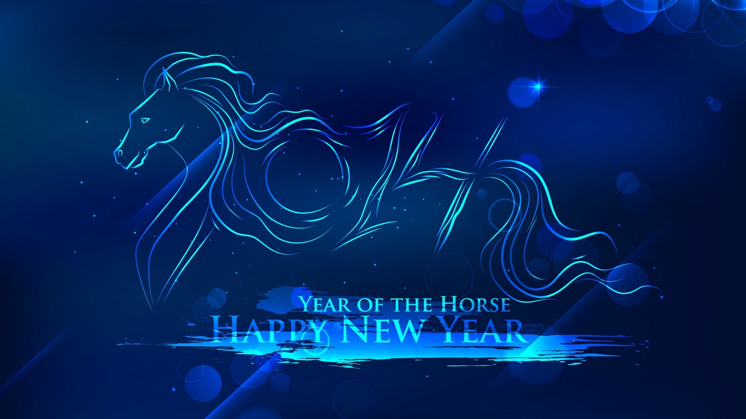2014 Horse Year for 2560x1440 HDTV resolution