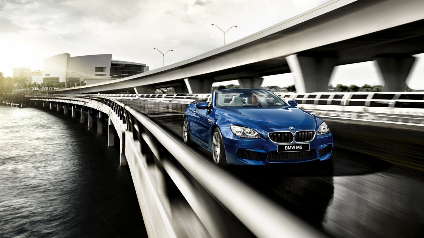 2015 BMW M6 F12 Cabrio for 1366 x 768 HDTV resolution