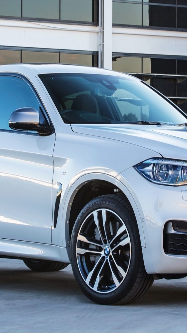 2015 BMW X6 M50D for 640 x 1136 iPhone 5 resolution