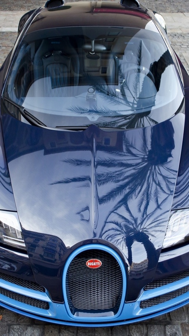 2015 Bugatti Veyron Front View for 640 x 1136 iPhone 5 resolution